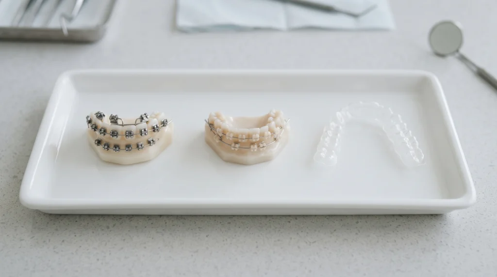 average cost of braces in florida by type, metal, ceramic and aligners