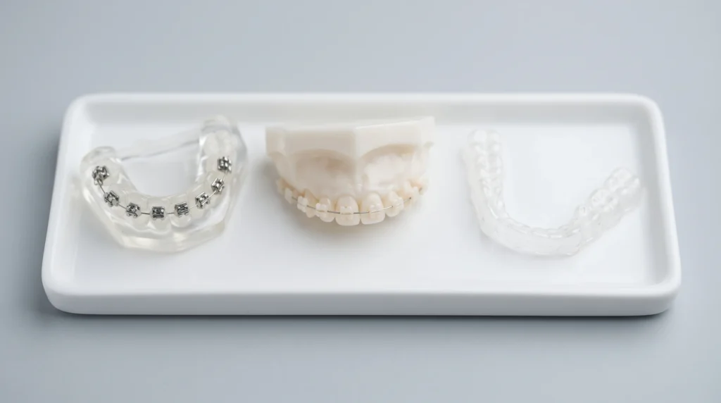 average cost of braces in texas by type, metal, ceramic and aligners